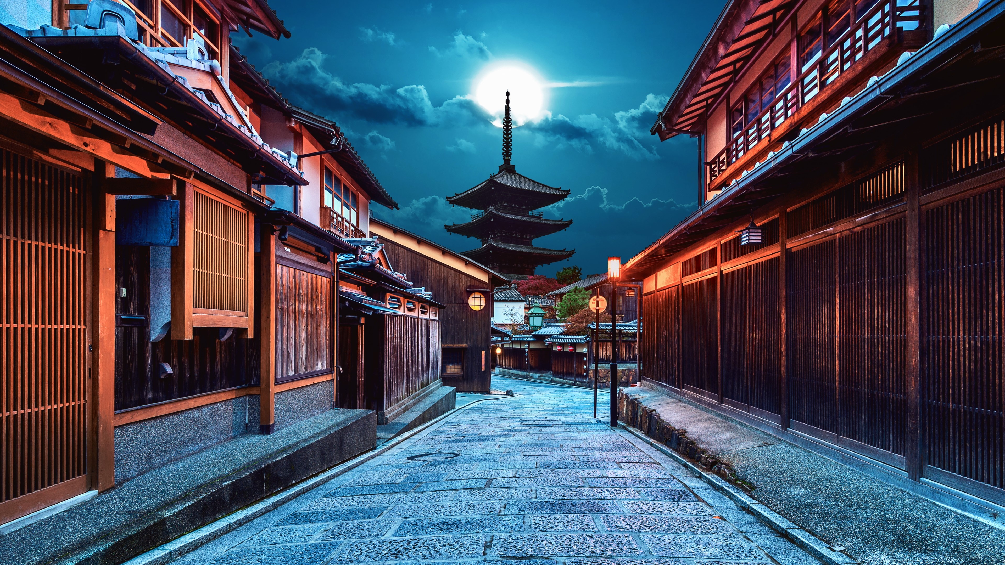 A night in Kyoto - Wallpaper | Anime halloween, Anime angel girl, Anime  best friends