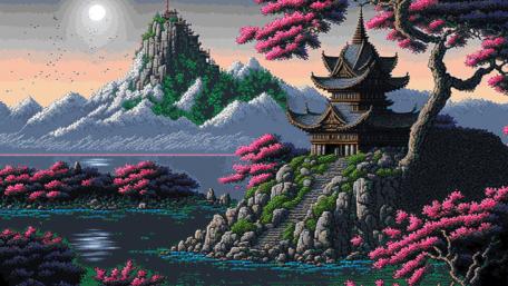 Pixel Landscape wallpaper