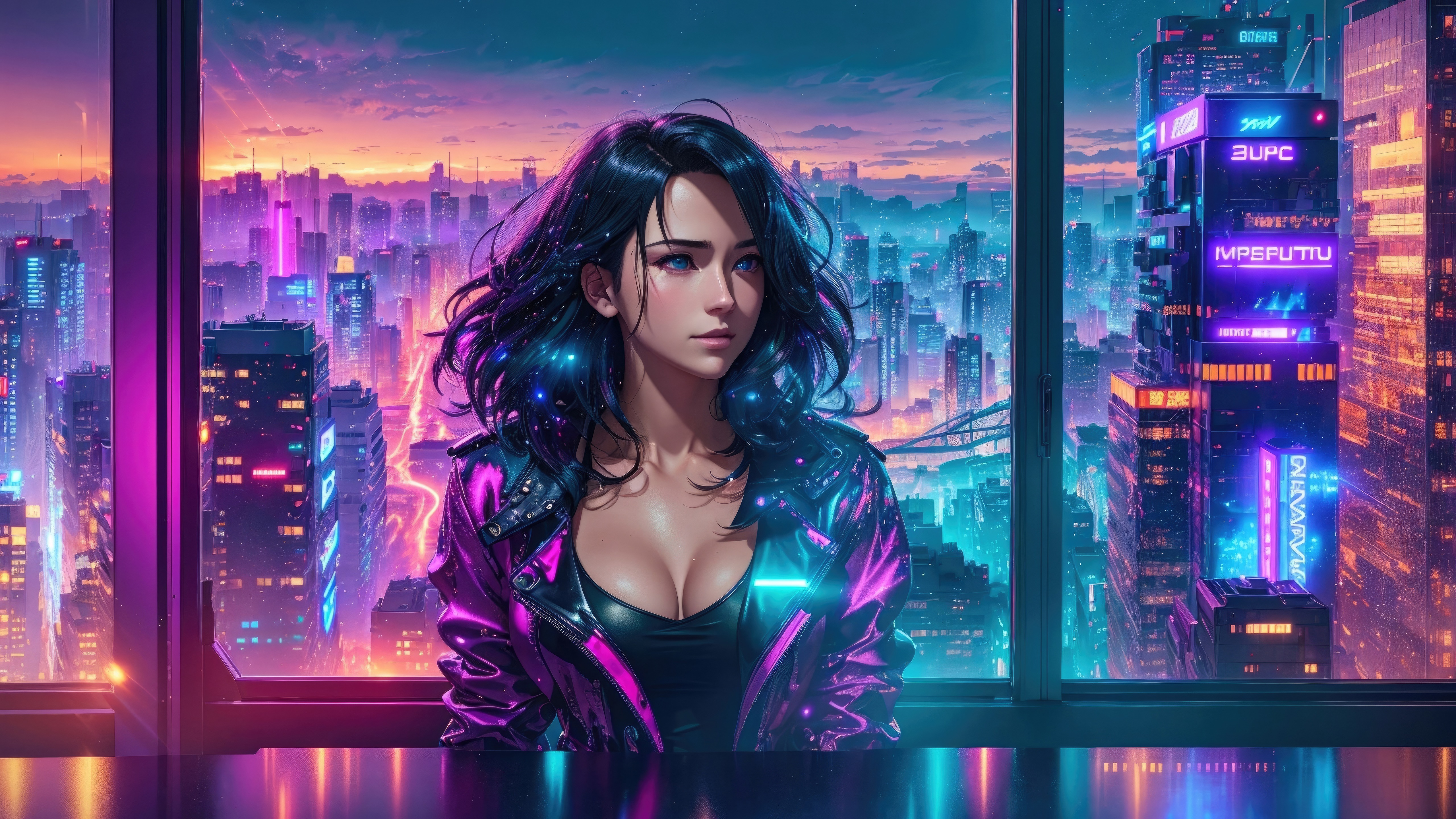 Cyberpunk City wallpapers - backiee