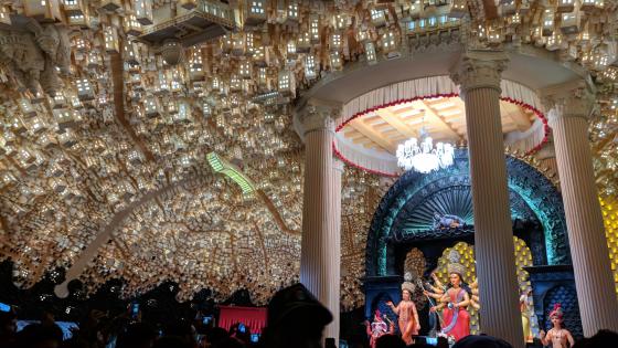 Amit Shah to Inaugurate Ayodhya's Ram Mandir-Themed Durga Puja Pandal in  Kolkata; Check Images - Nativeplanet