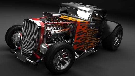 Hot Rod Wallpaper IV 27'' iMac by The Pixeleye | Download in… | Flickr