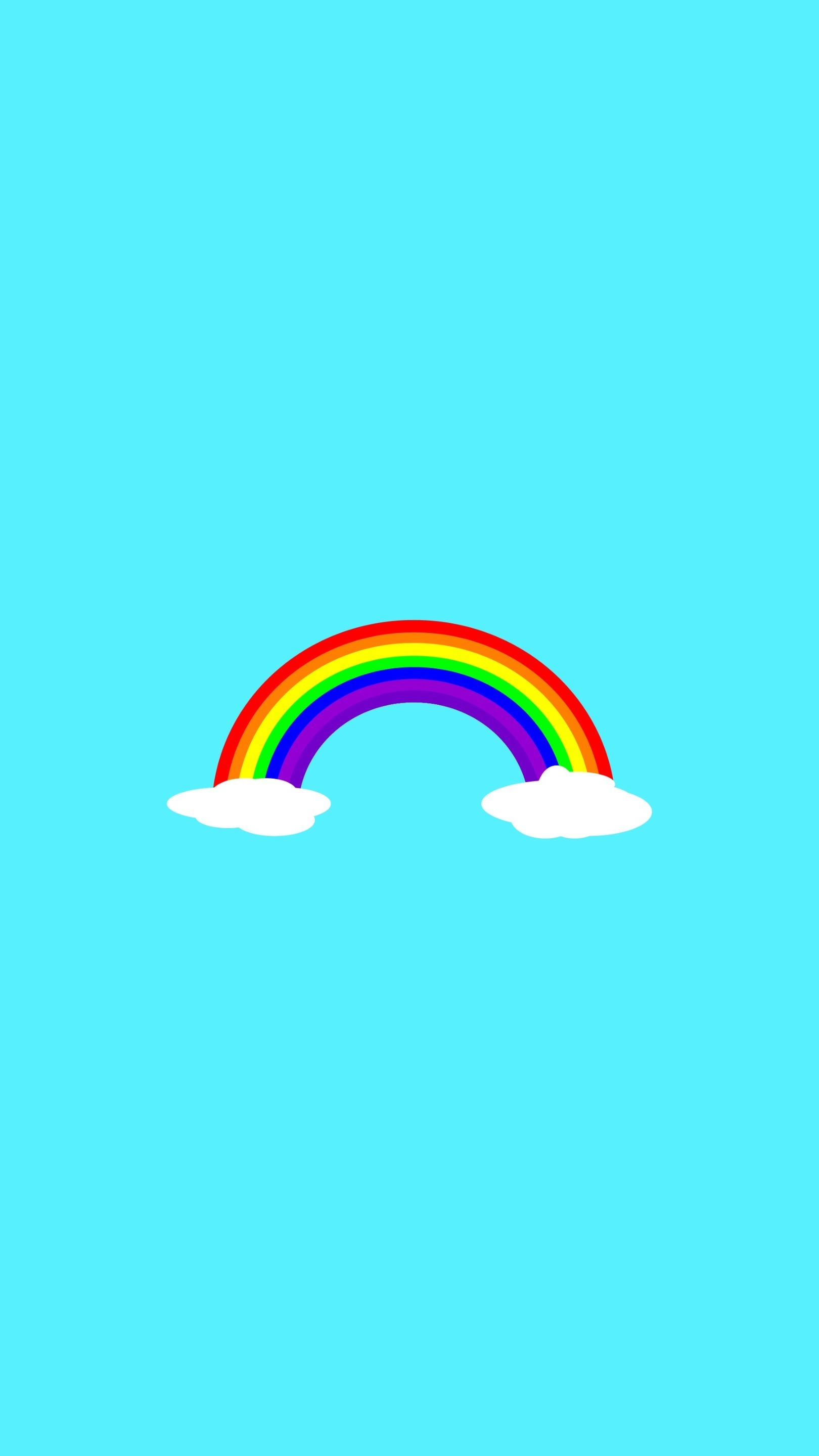 Minimalist Rainbow Backiee