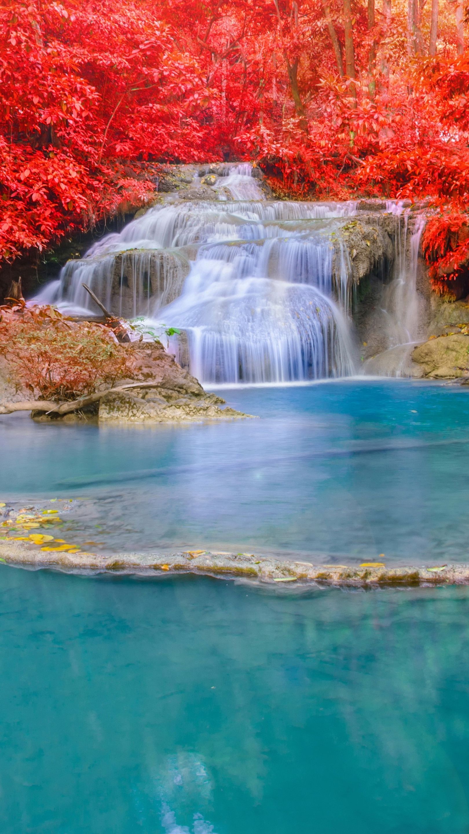 Erawan Waterfall - backiee