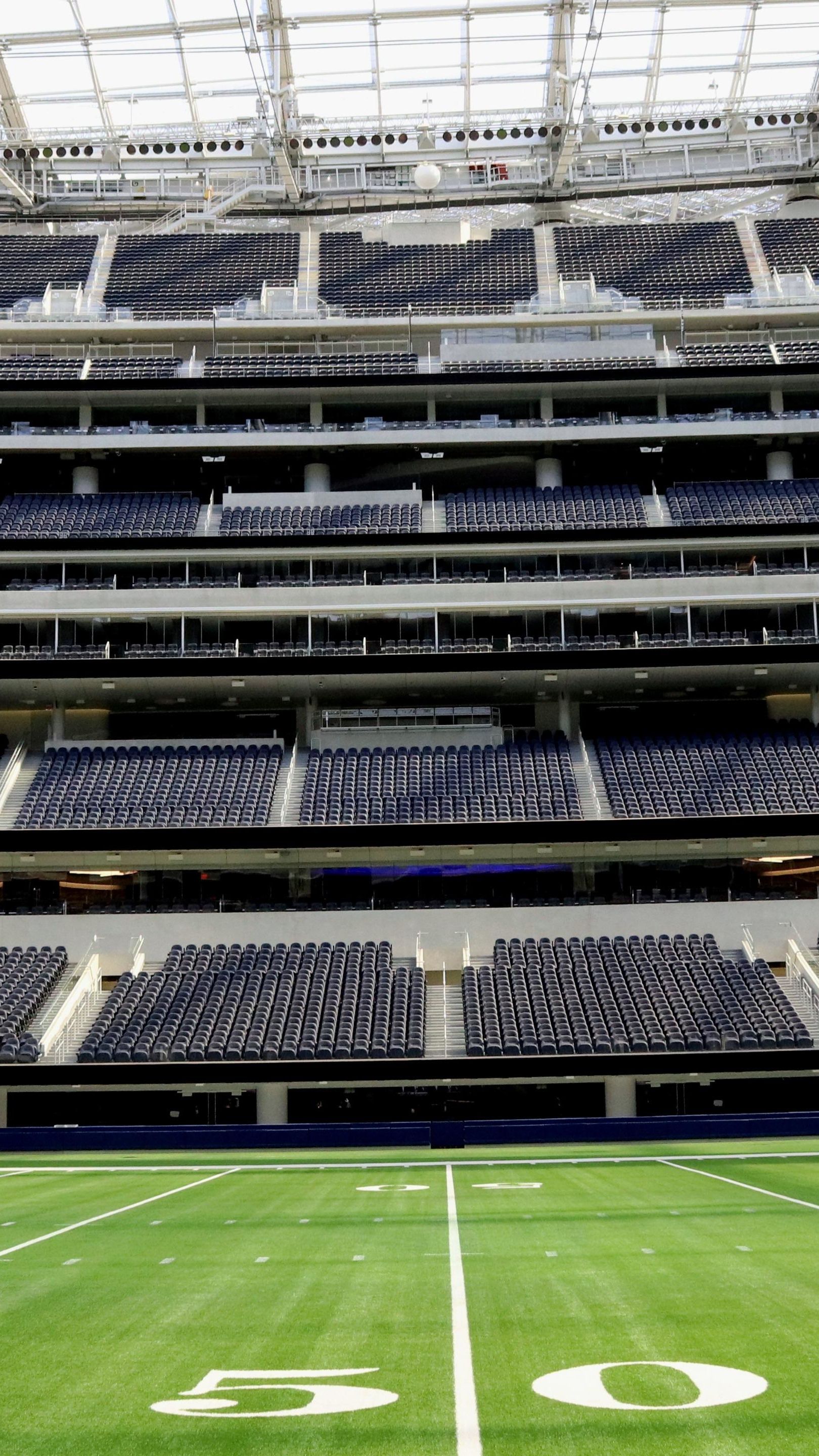 SoFi Stadium From the 50 Yard Line - backiee