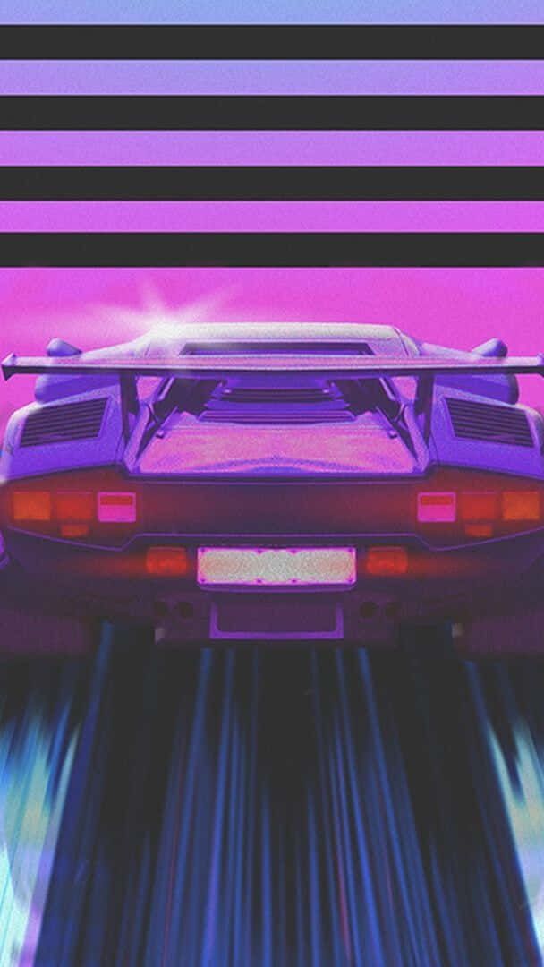 neon car wallpaper - backiee